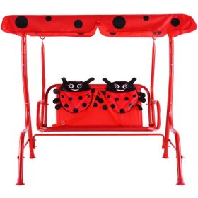2 Person Kids Patio Swing Porch Bench with Canopy 2 Person Kids Patio Swing Porch Bench with Canopy